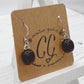 Shades of Red, Orange & Yellow Glass Earrings