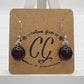 Shades of Red, Orange & Yellow Glass Earrings