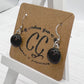 Shades of Red, Orange & Yellow Glass Earrings
