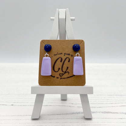Bold Colourful Glass Earrings