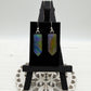 Multicoloured Point Dichroic Glass Earrings
