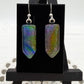 Multicoloured Point Dichroic Glass Earrings