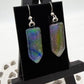 Multicoloured Point Dichroic Glass Earrings