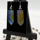 Multicoloured Point Dichroic Glass Earrings
