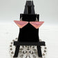 Pink Geometric Dichroic Glass Earrings