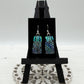 Aztec Dichroic Glass Earrings