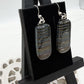 Bronze Dichroic Glass Earrings
