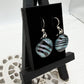 Zebra Dichroic Glass Earrings