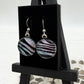 Zebra Dichroic Glass Earrings
