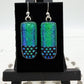Polka Dot Dichroic Glass Earrings