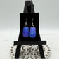 Blue / purple Dichroic Earrings | Handmade Glass Earrings