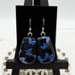 Flutter Butterfly Dichroic Glass Earrings