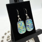 Rainbow Drop Dichroic Glass Earrings