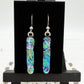 Rainbow Dichroic Glass Earrings