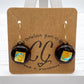 Multicoloured Glass Earrings