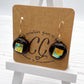 Multicoloured Glass Earrings