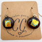 Multicoloured Glass Earrings