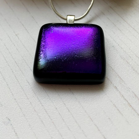 Twinkle Purple Green Necklace