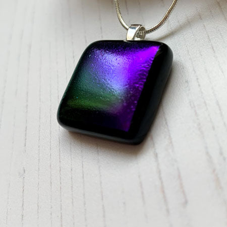 Twinkle Purple Green Necklace