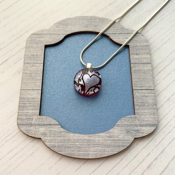 Ingénue Pink Heart Necklace