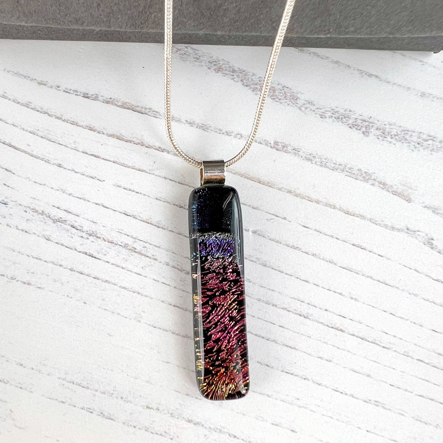 Ingénue Pink Block Necklace