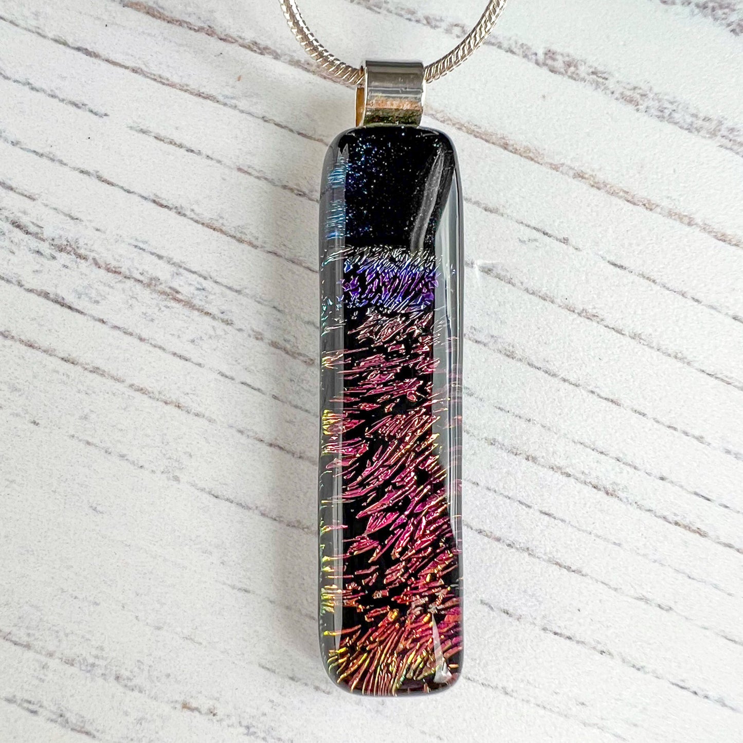 Ingénue Pink Block Necklace