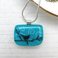Swirl Bird Glass Necklace