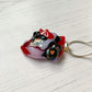 Abstract Dichroic Glass Necklaces - Reds, Oranges, Yellows
