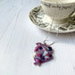 Abstract Dichroic Glass Necklaces - Pinks, Purples