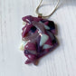 Abstract Dichroic Glass Necklaces - Pinks, Purples