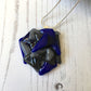 Abstract Dichroic Glass Necklaces - Blues