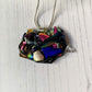 Abstract Dichroic Glass Necklaces - Pinks, Purples