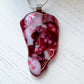 Abstract Dichroic Glass Necklaces - Pinks, Purples