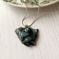 Abstract Dichroic Glass Necklaces - Greys