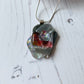 Abstract Dichroic Glass Necklaces - Greys