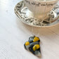 Abstract Dichroic Glass Necklaces - Greys