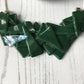 Abstract Dichroic Glass Necklaces - Greens