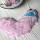 Abstract Dichroic Glass Necklaces - Pinks, Purples