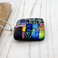 Bright Multicoloured Squares Necklace