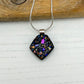 Sprinkles dichroic necklace
